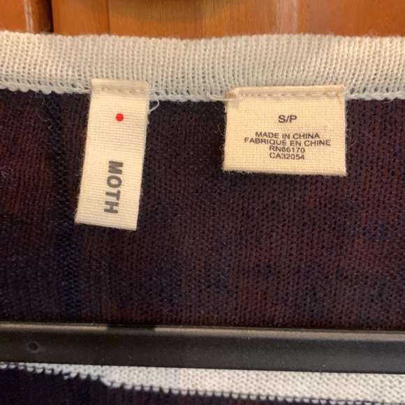 MOTH cardigan black and white - Picture 4 of 6